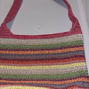 Lina Multicolor Striped Shoulder Bag